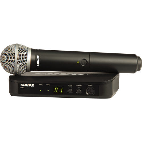 Shure BLX24/PG58 Wireless Handheld Microphone System, BLX4 Receiver & BLX2/PG58 Handheld Transmitter *Price Match Promotion* - Music Bliss Malaysia