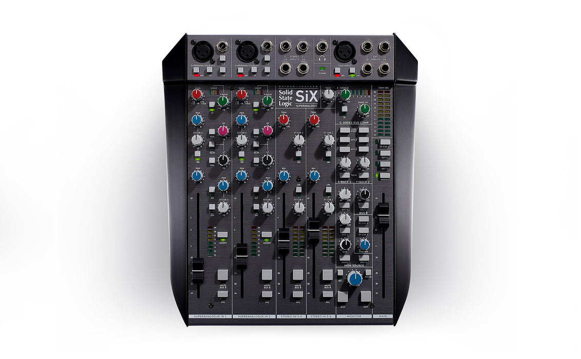 Solid State Logic SiX 6-Channel Desktop Analog Mixer - Music Bliss Malaysia