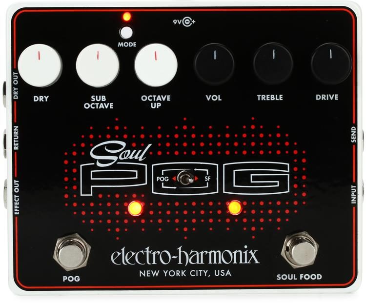 Electro Harmonix Soul POG Multi-Effect Guitar Effects Pedal (Electro-Harmonix / EHX) - Music Bliss Malaysia