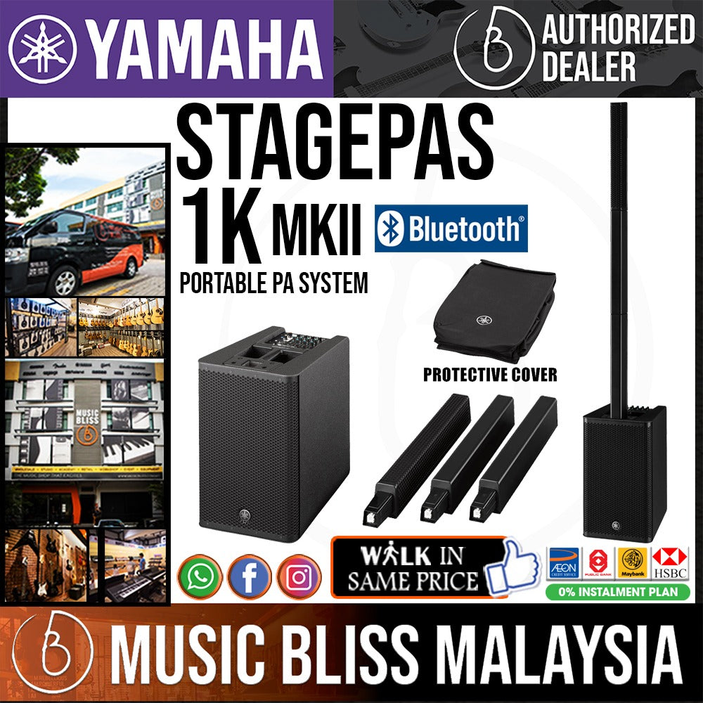Yamaha STAGEPAS 1K mkII 1100W 2-Way Portable PA STAGEPAS 1K MKII