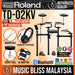 Roland TD-02KV V-Drums Electronic Drum Set with RH-5 Headphone, Drum Throne and Drumsticks - Music Bliss Malaysia