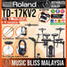 Roland TD-17KV Gen 2 V-Drums Digital Drum Electronic Drum with RH-5 Headphone, Kick Pedal, Drum Throne and Drumsticks - Music Bliss Malaysia