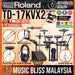 Roland TD-17KVX Gen 2 V-Drums Digital Drum Electronic Drum with Roland PM-200 Amplifier, RH-5 Headphone, Kick Pedal, Drum Throne and Drumsticks - Music Bliss Malaysia