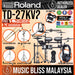 Roland TD-27KV Gen 2 V-Drums Electronic Drum Set with RH-5 Headphone, Kick Pedal, Throne and Drumsticks - Music Bliss Malaysia