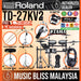 Roland TD-27KV Gen 2 V-Drums Electronic Drum Set with RH-5 Headphone, Kick Pedal, Throne and Drumsticks - Music Bliss Malaysia