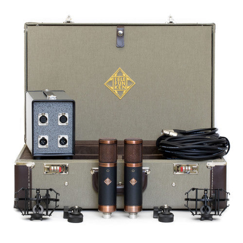 Telefunken TF29 Copperhead Stereo Set Large-diaphragm Tube Condenser Microphone - Music Bliss Malaysia