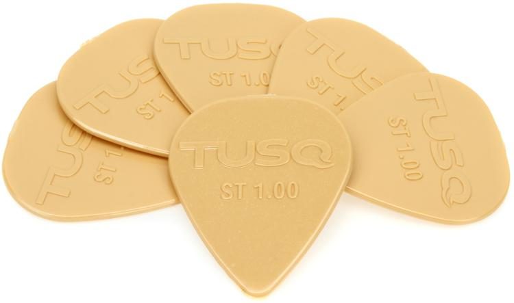 Graph Tech PQP-0100-V6 TUSQ Standard 1.0mm Picks - Warm Tone 6-pack (PQP0100V6) - Music Bliss Malaysia
