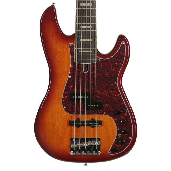Sire (2nd Gen) Marcus Miller P7 Alder 5-String Signature Bass Guitar - Tobacco Sunburst - Music Bliss Malaysia