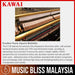 Kawai K-15 Continental Upright Piano - Mahogany Polish - Music Bliss Malaysia