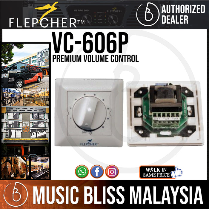 Flepcher VC-606P Premium Volume Control (VC606P / VC 606P) - Music Bliss Malaysia