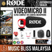 Rode VideoMicro II Ultracompact Camera-Mount Shotgun Microphone [2 Years Warranty] - Music Bliss Malaysia