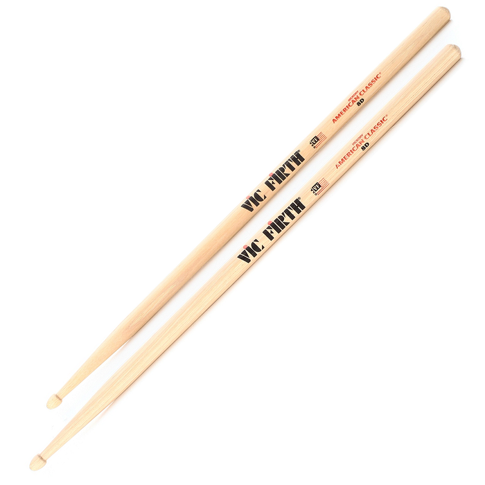 Vic Firth American Classic Drumsticks - 8D - Wood Tip - Music Bliss Malaysia