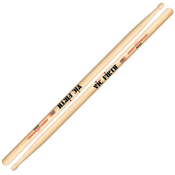 Vic Firth American Heritage Drumsticks - 5A - Wood Tip (AH5A) - Music Bliss Malaysia