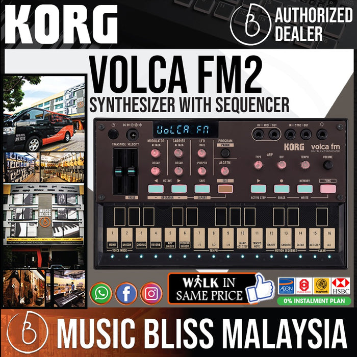 Volca Fm Custom Korg Volca FM 2 Synthesizer with Sequencer with 0% Instalment | Music ...