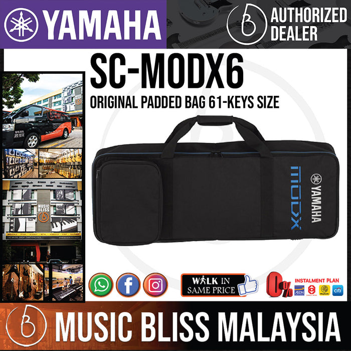 Yamaha Original Padded Bag for MODX6 61-keys (SC-MODX6 / MODX 6) - Music Bliss Malaysia