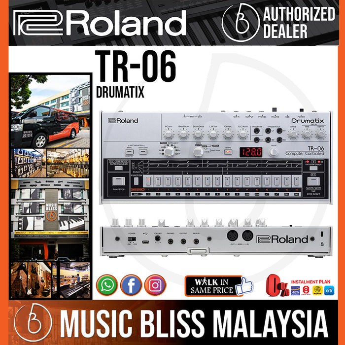 Roland TR-06 Rhythm Performer (TR06) *Everyday Low Prices Promotion* - Music Bliss Malaysia