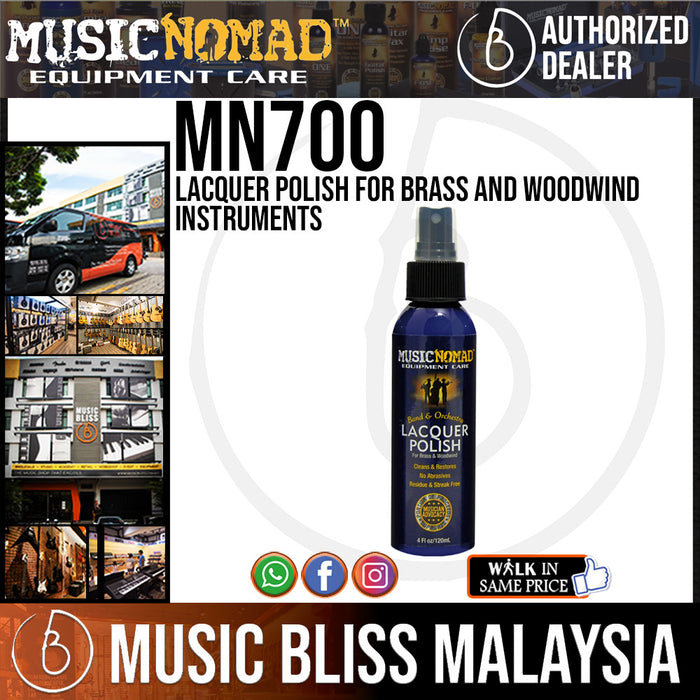 Music Nomad MN700 Lacquer Polish for Brass and Woodwind Instruments (MN-700 / MN 700) - Music Bliss Malaysia