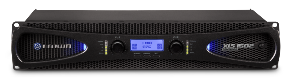 Crown XLS 1502 2-channel Power Amplifier, 300W @ 8Ω (XLS1502) *Everyday Low Prices Promotion* - Music Bliss Malaysia