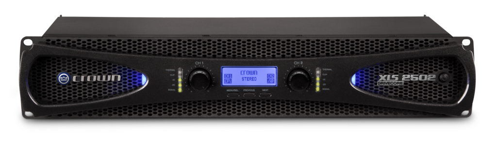 Crown XLS 2502 2-channel Power Amplifier, 440W @ 8Ω (XLS2502) *Everyday Low Prices Promotion* - Music Bliss Malaysia
