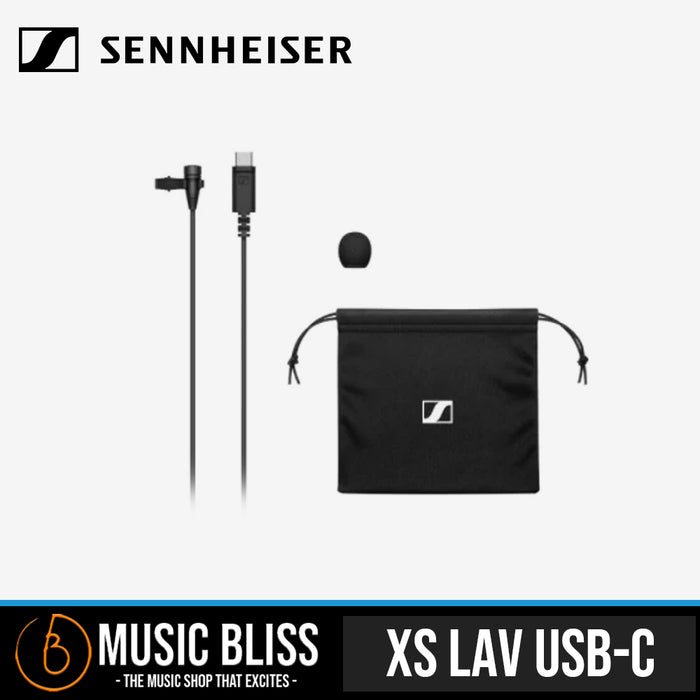 Sennheiser XS Lav USB-C Lapel Microphone Computers & Mobile Devices with USB-C Ports - Music Bliss Malaysia