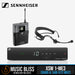 Sennheiser XSW 1-ME3 Wireless Headworn Microphone System with ME 3 Headset Mic - Music Bliss Malaysia