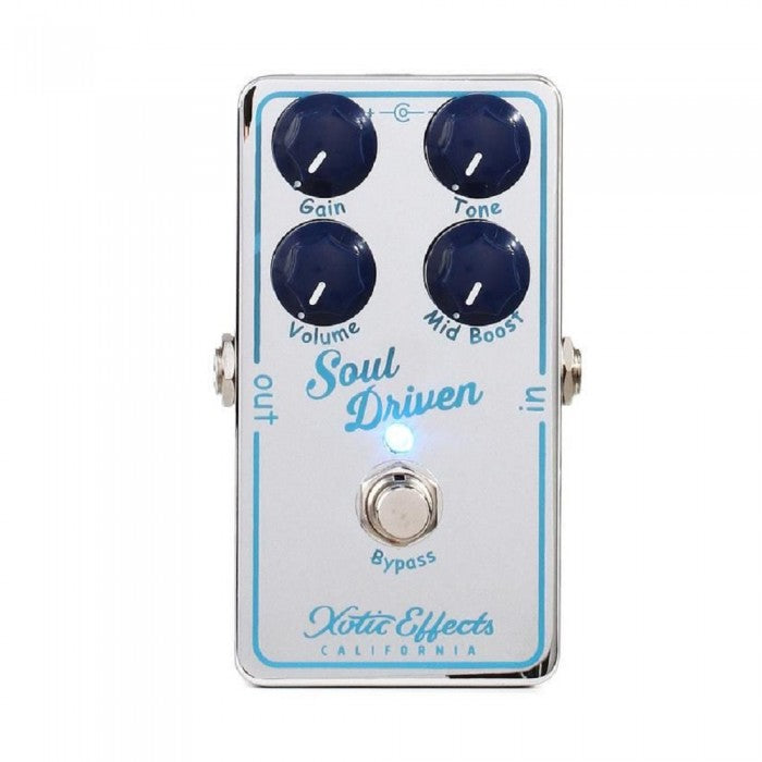 Xotic Soul Driven Overdrive Pedal with Mid Boost *Crazy Sales Promotion* - Music Bliss Malaysia