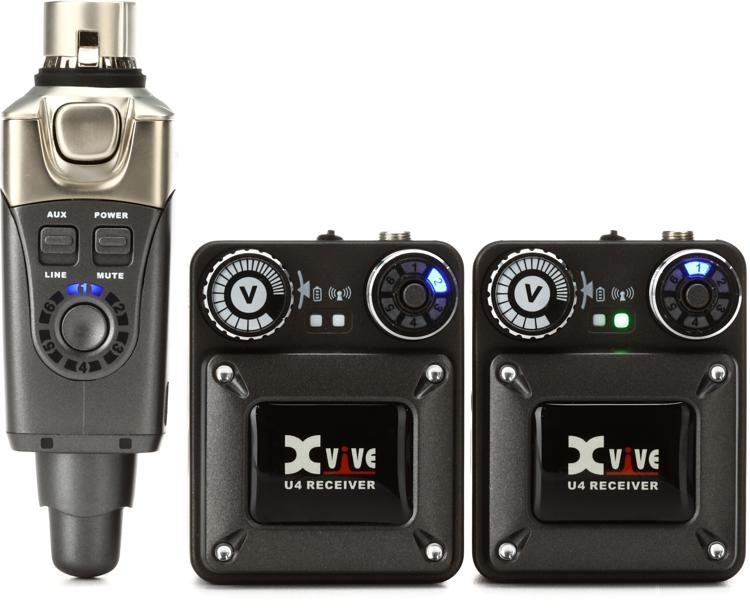 Xvive Audio U4R2 Wireless In-Ear Monitoring System (U4-R2 / U4 R2) - Music Bliss Malaysia