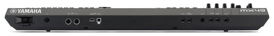 Yamaha MX-49 49-Key Music Synthesizer 12 in 1 Complete Package - Black (MX49 / MX 49) - Music Bliss Malaysia