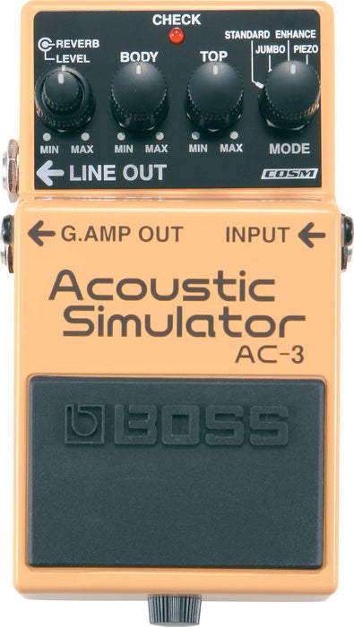 Boss AC-3 Acoustic Simulator Pedal - Music Bliss Malaysia