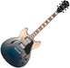 Ibanez Artcore AS73FM Semi-Hollow Electric Guitar - Transparent Indigo Fade - Music Bliss Malaysia