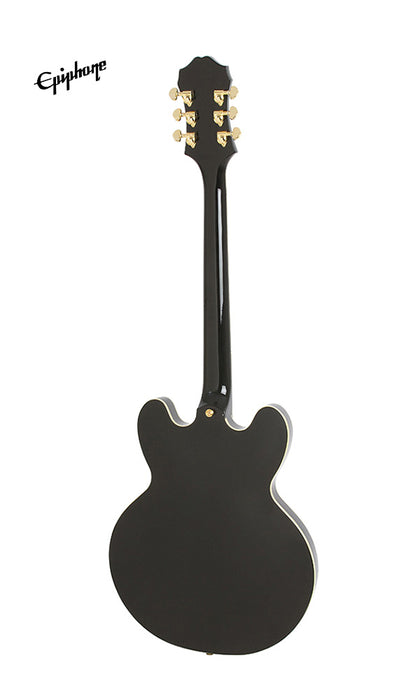 Epiphone Sheraton-II Pro Semi-Hollowbody Electric Guitar - Ebony - Music Bliss Malaysia