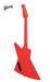 GIBSON LZZY HALE SIGNATURE EXPLORERBIRD ELECTRIC GUITAR - CARDINAL RED - Music Bliss Malaysia