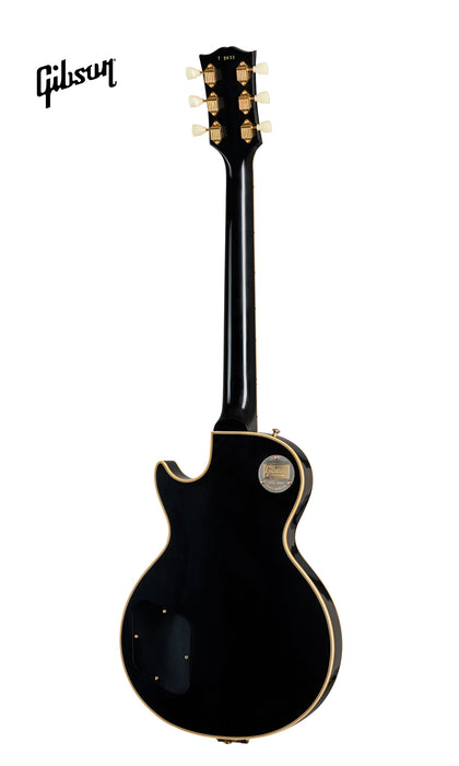 GIBSON 1957 LES PAUL CUSTOM REISSUE 3-PICKUP BIGSBY VOS ELECTRIC GUITAR - EBONY - Music Bliss Malaysia