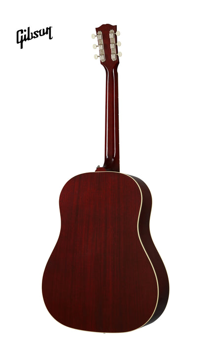 GIBSON 60S J-45 ORIGINAL ACOUSTIC GUITAR - WINE RED - Music Bliss Malaysia