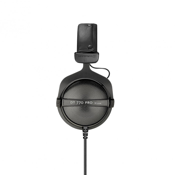 Beyerdynamic DT 770 PRO 32 Ohm Over-Ear Studio Headphones in Black. Enclosed Design, Wired for Professional Sound in The Studio and on Mobile Devices Such as Tablets and Smartphones (DT-770 PRO) (DT770PRO) (DT770) - Music Bliss Malaysia
