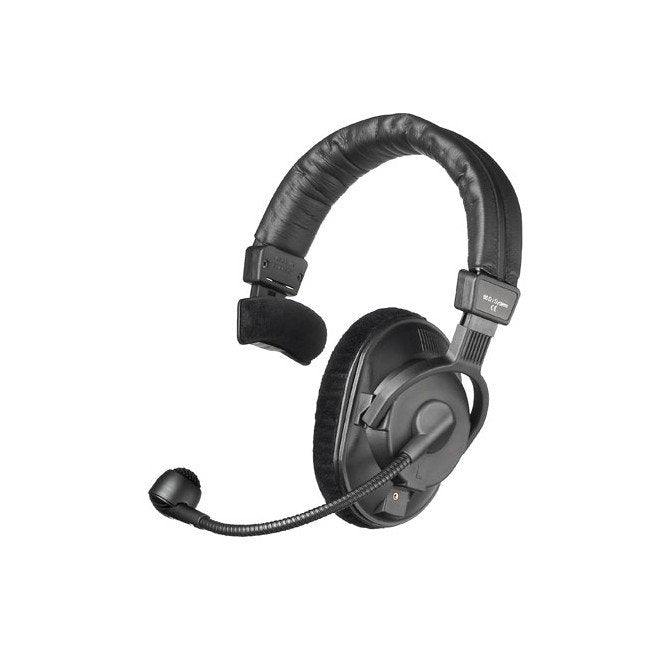Beyerdynamic DT 280 MK II 80 Ohm Closed Single-ear headset with 200 Ohm dynamic microphones for talkback purposes in broadcasting and tv (DT-280MK2) (DT280MK2) (DT280) - Music Bliss Malaysia