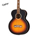 Epiphone El Capitan J-200 Studio Acoustic-Electric Bass Guitar - Aged Vintage Sunburst - Music Bliss Malaysia