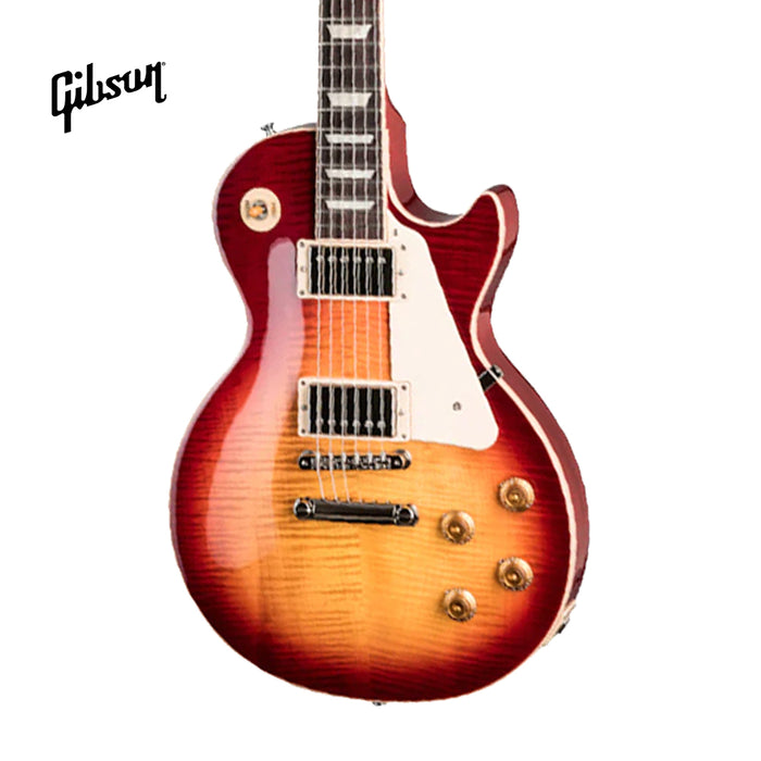 GIBSON LES PAUL STANDARD 50S FIGURED TOP ELECTRIC GUITAR - HERITAGE CHERRY SUNBURST - Music Bliss Malaysia