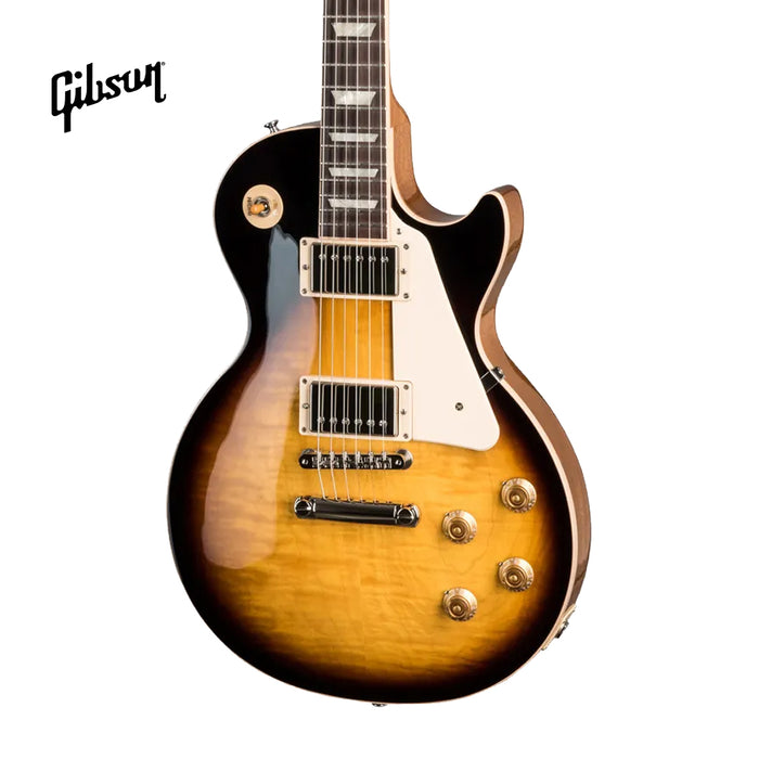 GIBSON LES PAUL STANDARD 50S FIGURED TOP ELECTRIC GUITAR - TOBACCO BURST - Music Bliss Malaysia