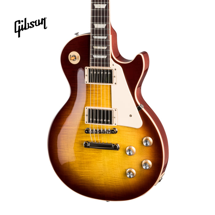 GIBSON LES PAUL STANDARD 60S FIGURED TOP ELECTRIC GUITAR - ICED TEA - Music Bliss Malaysia