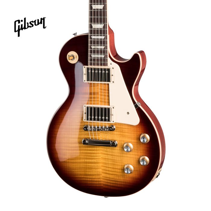 GIBSON LES PAUL STANDARD 60S FIGURED TOP ELECTRIC GUITAR - BOURBON BURST - Music Bliss Malaysia