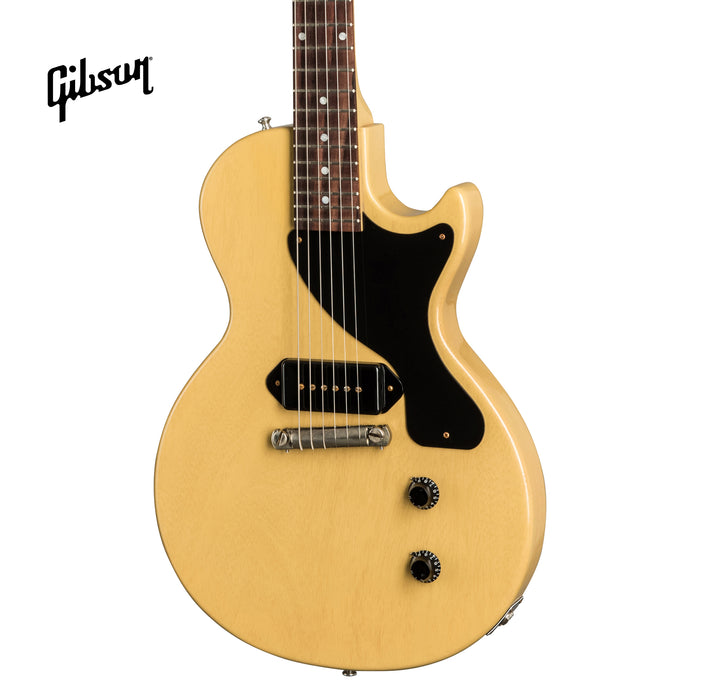 GIBSON 1957 LES PAUL JUNIOR SINGLE CUT REISSUE VOS ELECTRIC GUITAR - TV YELLOW - Music Bliss Malaysia