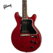 GIBSON 1960 LES PAUL SPECIAL DOUBLE CUT REISSUE VOS ELECTRIC GUITAR - CHERRY RED - Music Bliss Malaysia