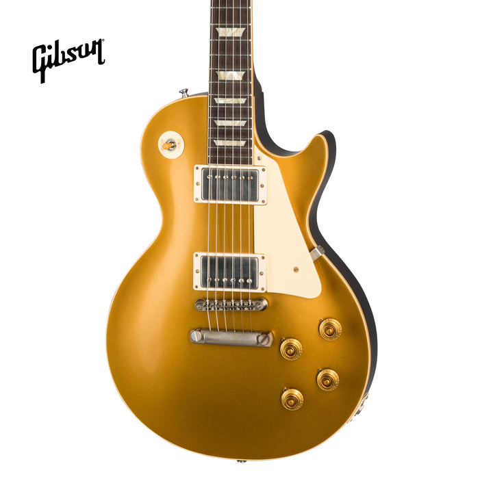GIBSON 1957 LES PAUL GOLDTOP DARKBACK REISSUE VOS ELECTRIC GUITAR - DOUBLE GOLD - Music Bliss Malaysia