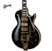 GIBSON 1957 LES PAUL CUSTOM REISSUE 3-PICKUP BIGSBY VOS ELECTRIC GUITAR - EBONY - Music Bliss Malaysia