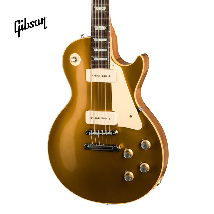 GIBSON 1968 LES PAUL STANDARD GOLDTOP REISSUE ELECTRIC GUITAR - 60S GOLD - Music Bliss Malaysia