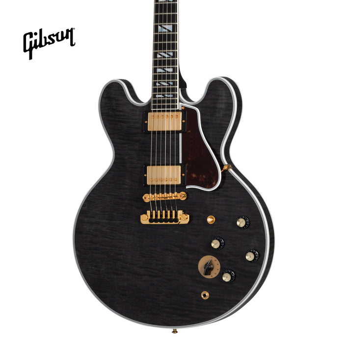 GIBSON B.B. KING LUCILLE LEGACY ELECTRIC GUITAR - TRANSPARENT EBONY - Music Bliss Malaysia