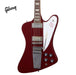 GIBSON 1963 FIREBIRD V WITH MAESTRO VIBROLA ULTRA LIGHT AGED ELECTRIC GUITAR - EMBER RED - Music Bliss Malaysia
