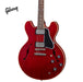 GIBSON 1961 ES-335 REISSUE ULTRA LIGHT AGED SEMI-HOLLOWBODY ELECTRIC GUITAR - 60S CHERRY - Music Bliss Malaysia