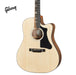 GIBSON G-WRITER EC ACOUSTIC-ELECTRIC GUITAR - NATURAL - Music Bliss Malaysia